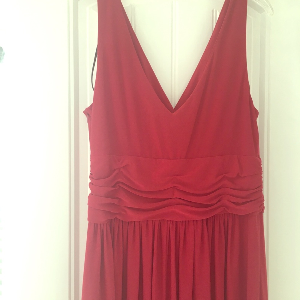 Women’s knee length size 10 red cocktail dress